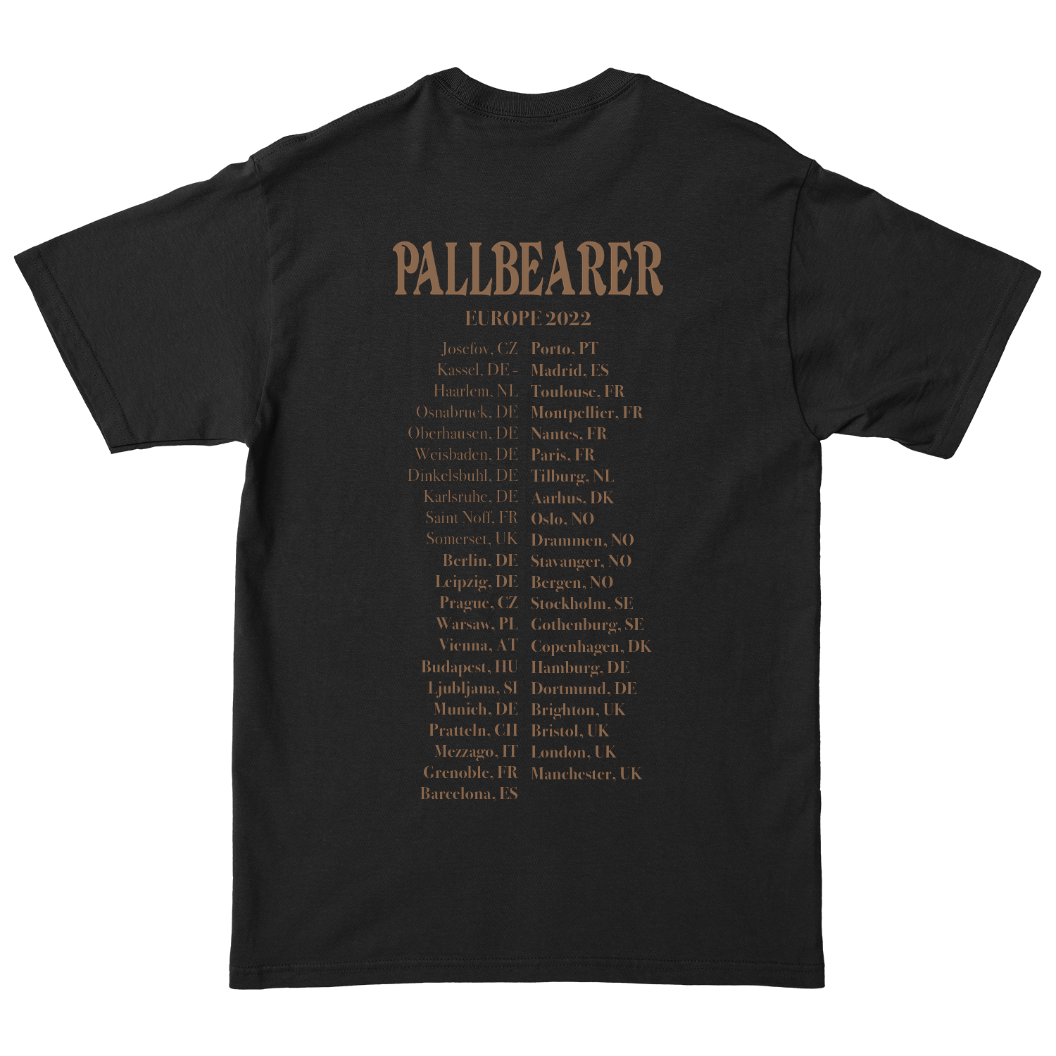 PALLBEARER "The Guide Poster" Black T-Shirt