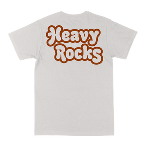 BORIS "Heavy Rocks: Band" Vintage White T-Shirt