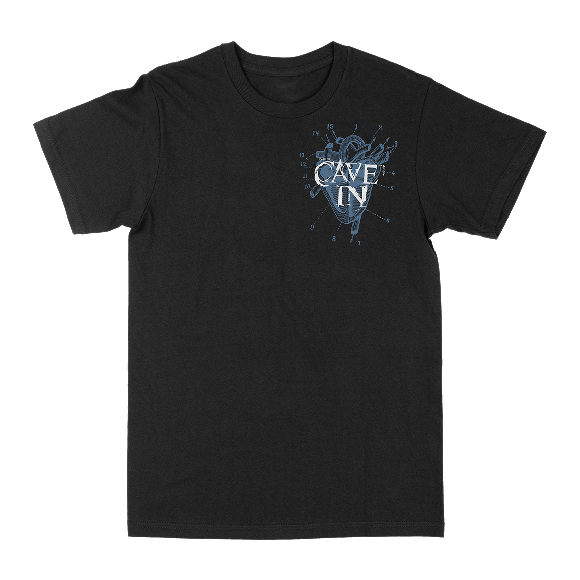 CAVE IN "UYHS Small Heart“ Black T-Shirt