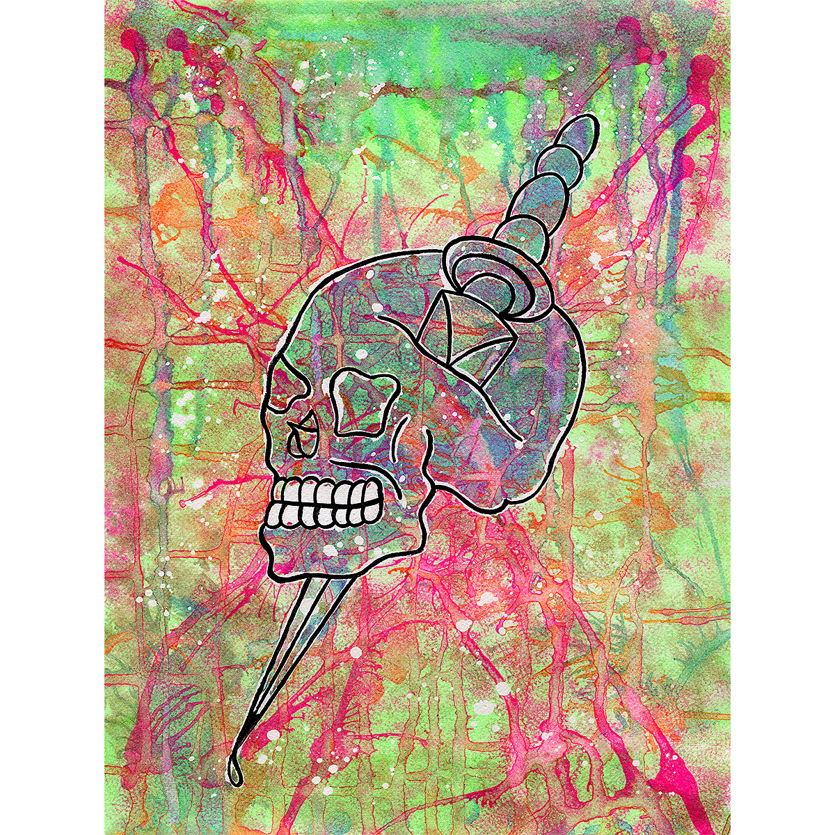Sean Martin "Skull and Dagger" Giclee Print