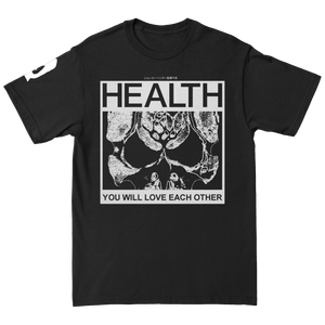 HEALTH "Cum Metal" Black T-Shirt