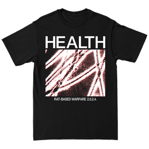 HEALTH "RAT-BASED WARFARE :: THE OLD WORLD" Black T-Shirt