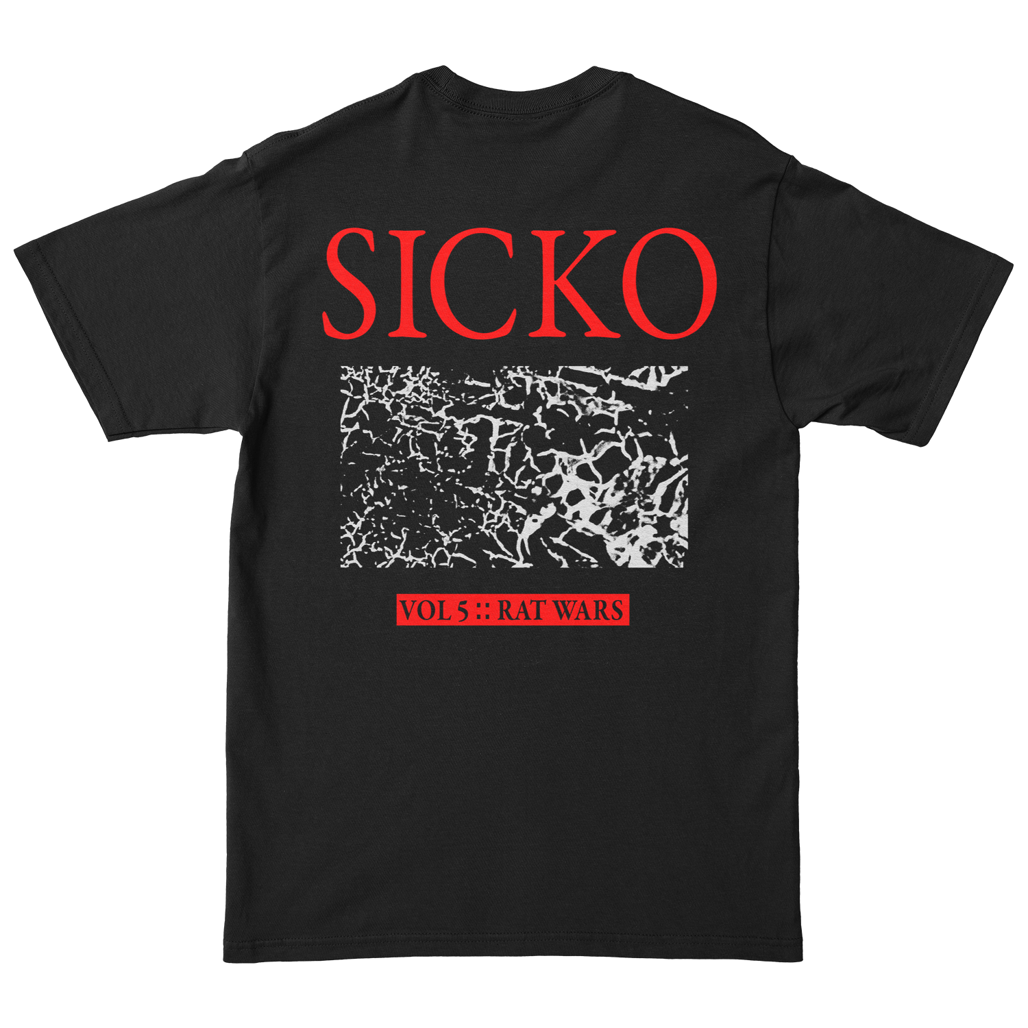 HEALTH "SICKO" Black T-Shirt