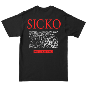 HEALTH "SICKO" Black T-Shirt