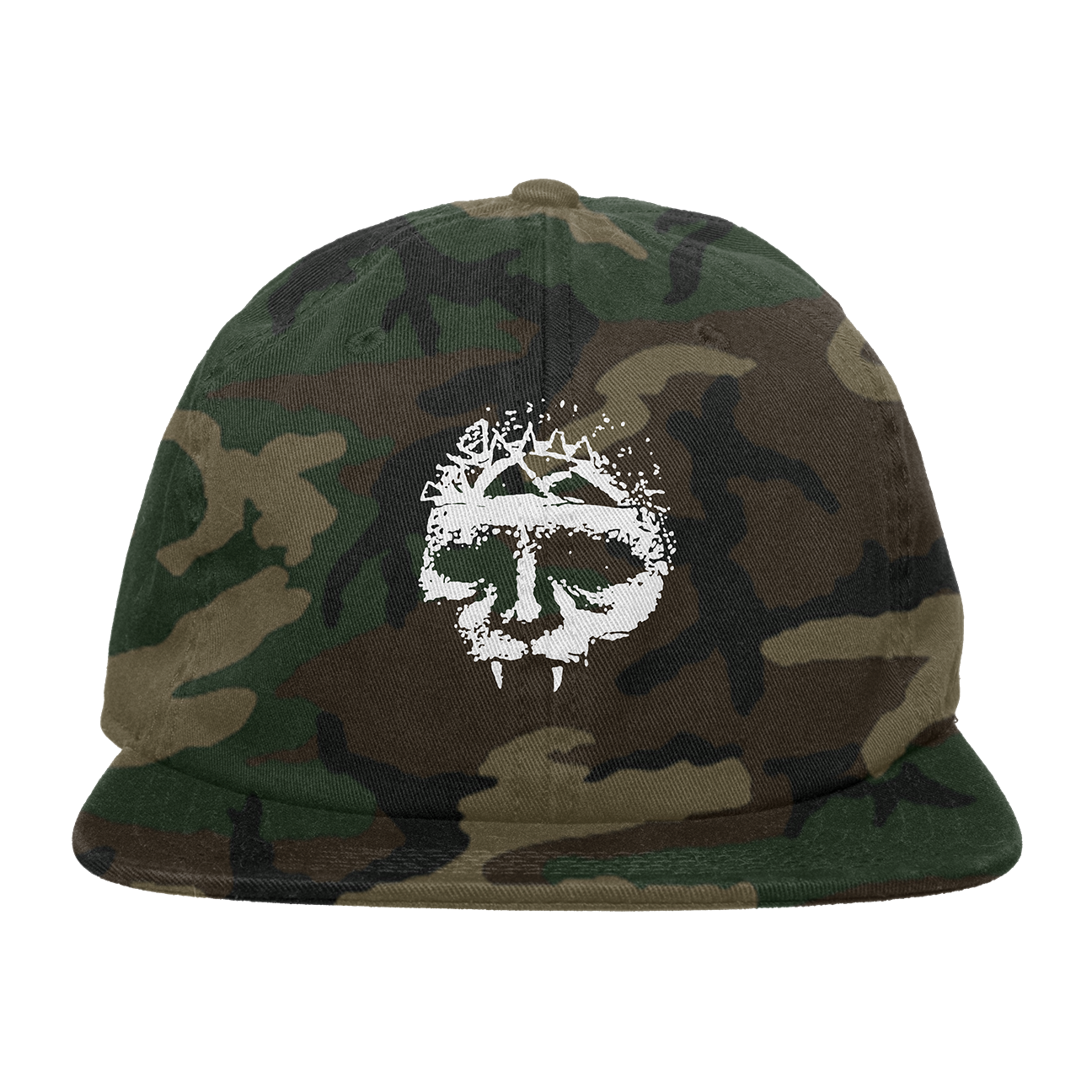 Integrity "Skull" Green Camo Dad Hat