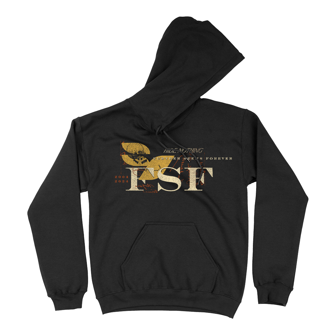 Further Seems Forever "Heart" Black Hooded Sweatshirt