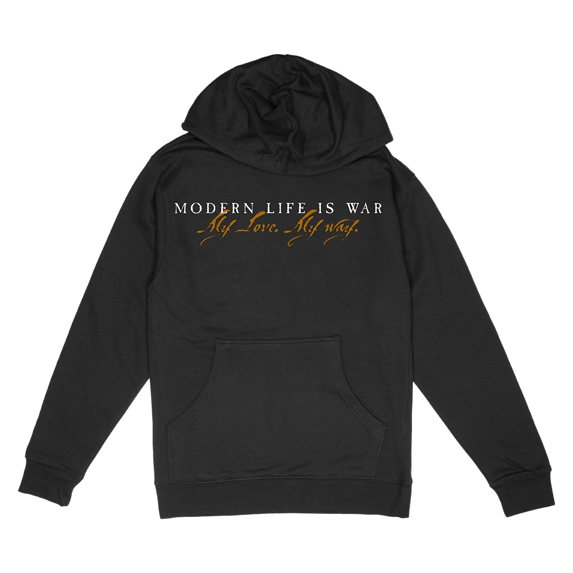 Modern Life Is War "First and Ellen" Black Hooded Sweatshirt