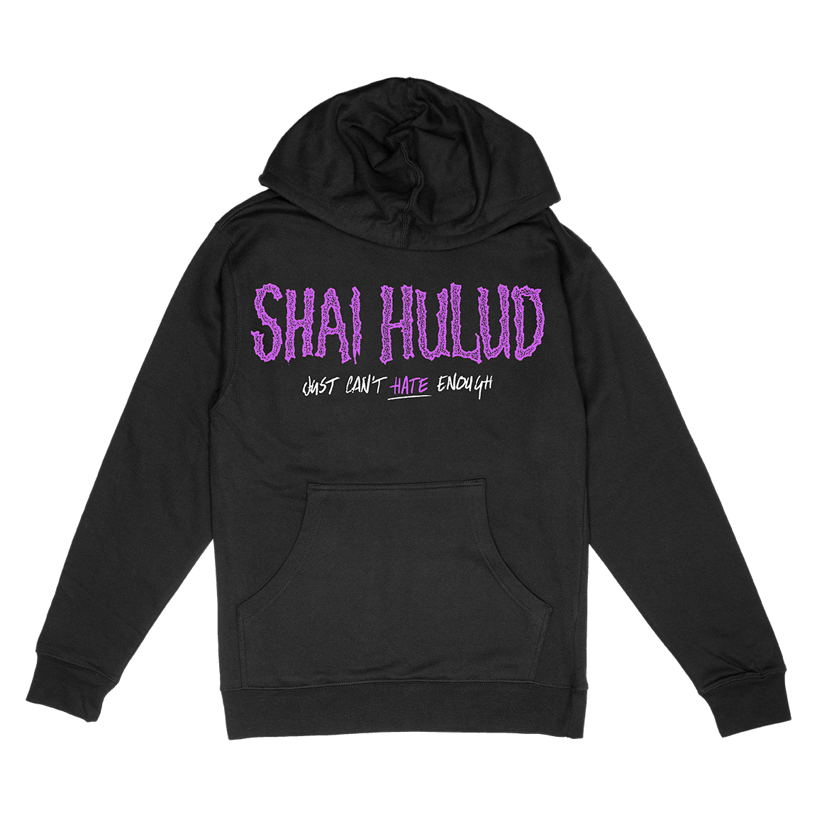 Shai Hulud "Just Can't Hate Enough" Black Hooded Sweatshirt