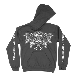 The Hope Conspiracy "Tools Of Oppression, Rule by Deception" Pigment Black Premium Hooded Sweatshirt