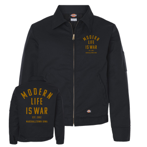 Modern Life Is War "Marshalltown Iowa" Insulated Black Work Jacket