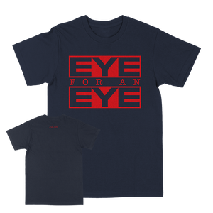 Eye For An Eye "Classic: Red" Navy T-Shirt