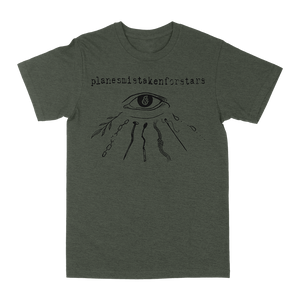 Planes Mistaken For Stars "Eye Of Horus" Heather Military Green T-Shirt