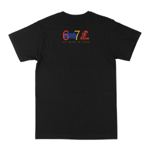 Six Going On Seven "Heartbreak's Got Backbeat" Black T-Shirt