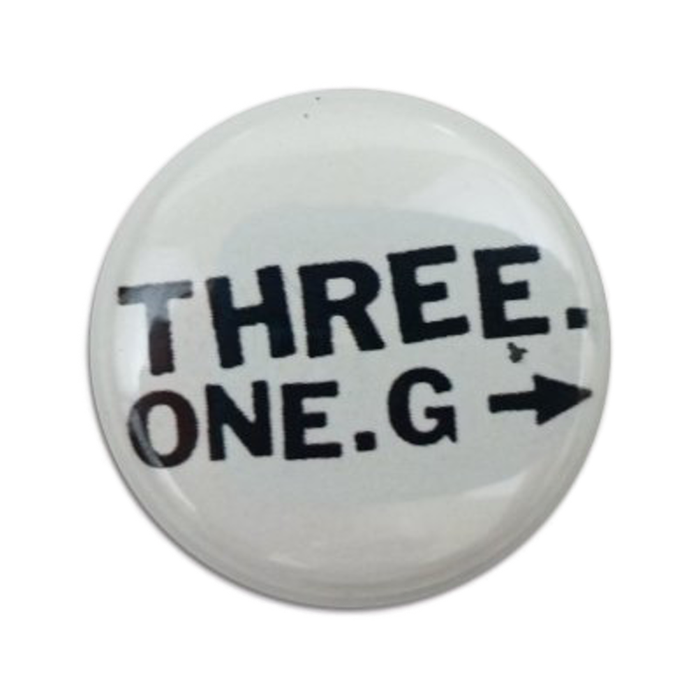 THREE ONE G "Logo" Button