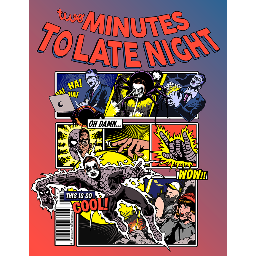 Two Minutes To Late Night "Spider Time: Dark" Giclee Print