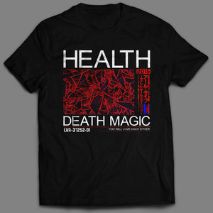 HEALTH "Death Magic 2021" Black T-Shirt