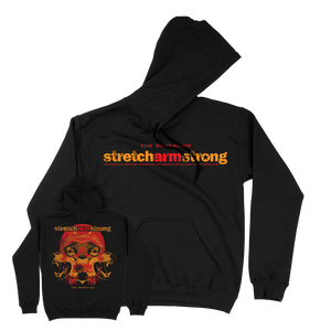 Stretch Arm Strong  "Den of Wolves" Black  Hooded Sweatshirt