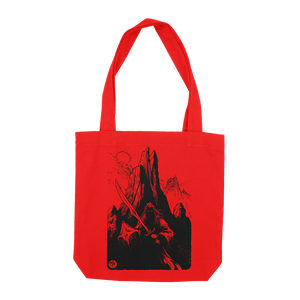 Arik Roper "Shadowblade" Red Tote Bag