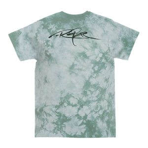 Arik Roper "Dryad" Moss Crystal Tie-Dye T-Shirt