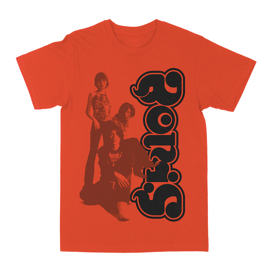BORIS "Heavy Rocks: Band" Orange T-Shirt