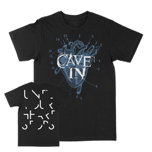 CAVE IN "UYHS Heart“ Black T-Shirt
