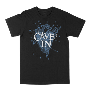 CAVE IN "UYHS Heart“ Black T-Shirt