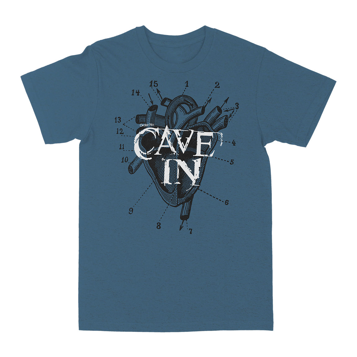 CAVE IN "UYHS Heart“ Slate T-Shirt