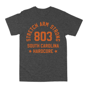 STRETCH ARM STRONG "Golden Age" Heather Charcoal T-Shirt