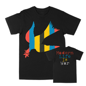 Modern Life Is War "Fallen Dove: Color" Black T-Shirt